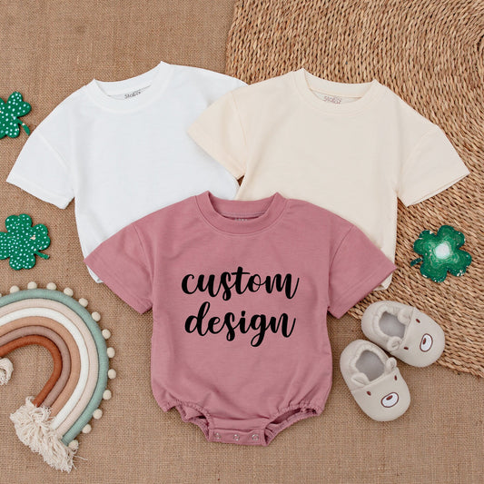 Light Mauve Baby Bubble Romper Newborn Outfit for Baby Girl, Coming Home Outfit, Baby Shower Gift Cotton Soft