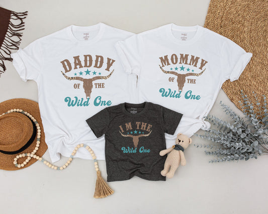 Wild West 1st Birthday Shirt: Cowboy Family Matching Rodeo Tee