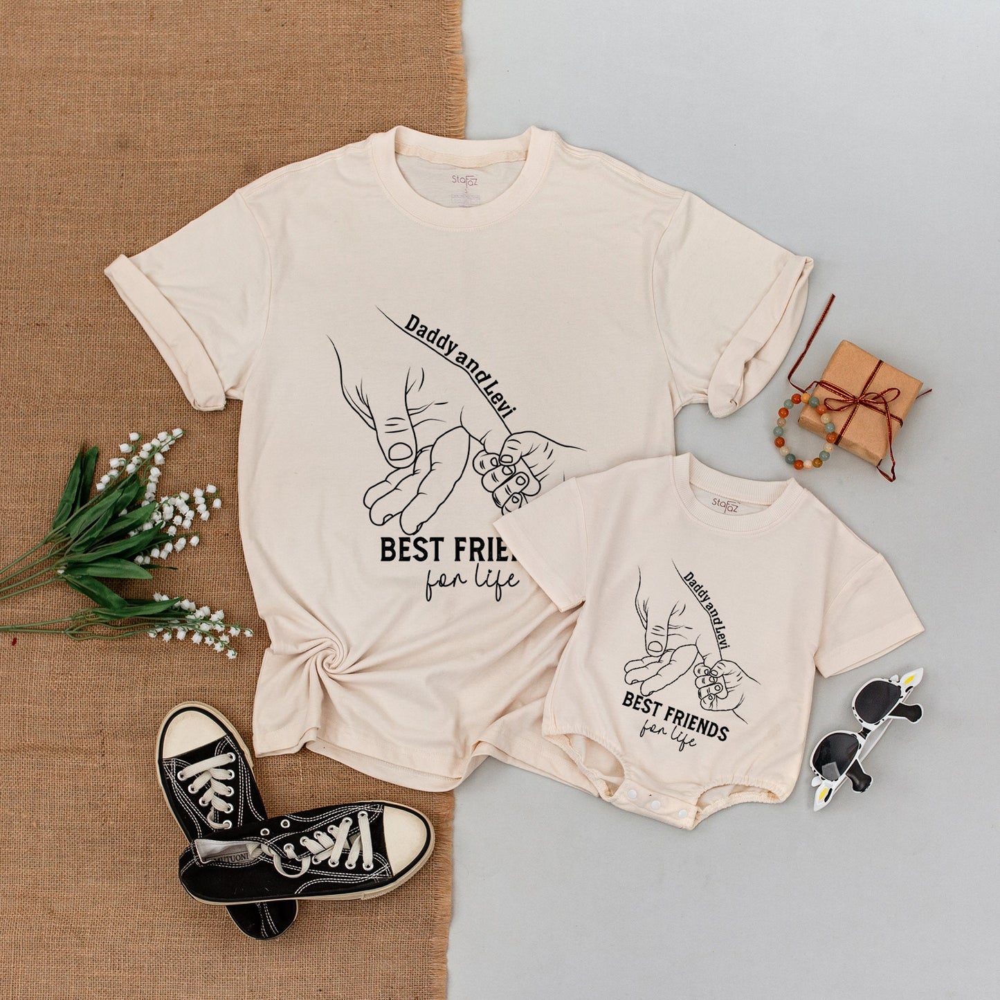 Father's Day Matching Shirts: Dad, Son & Daughter Gift Set