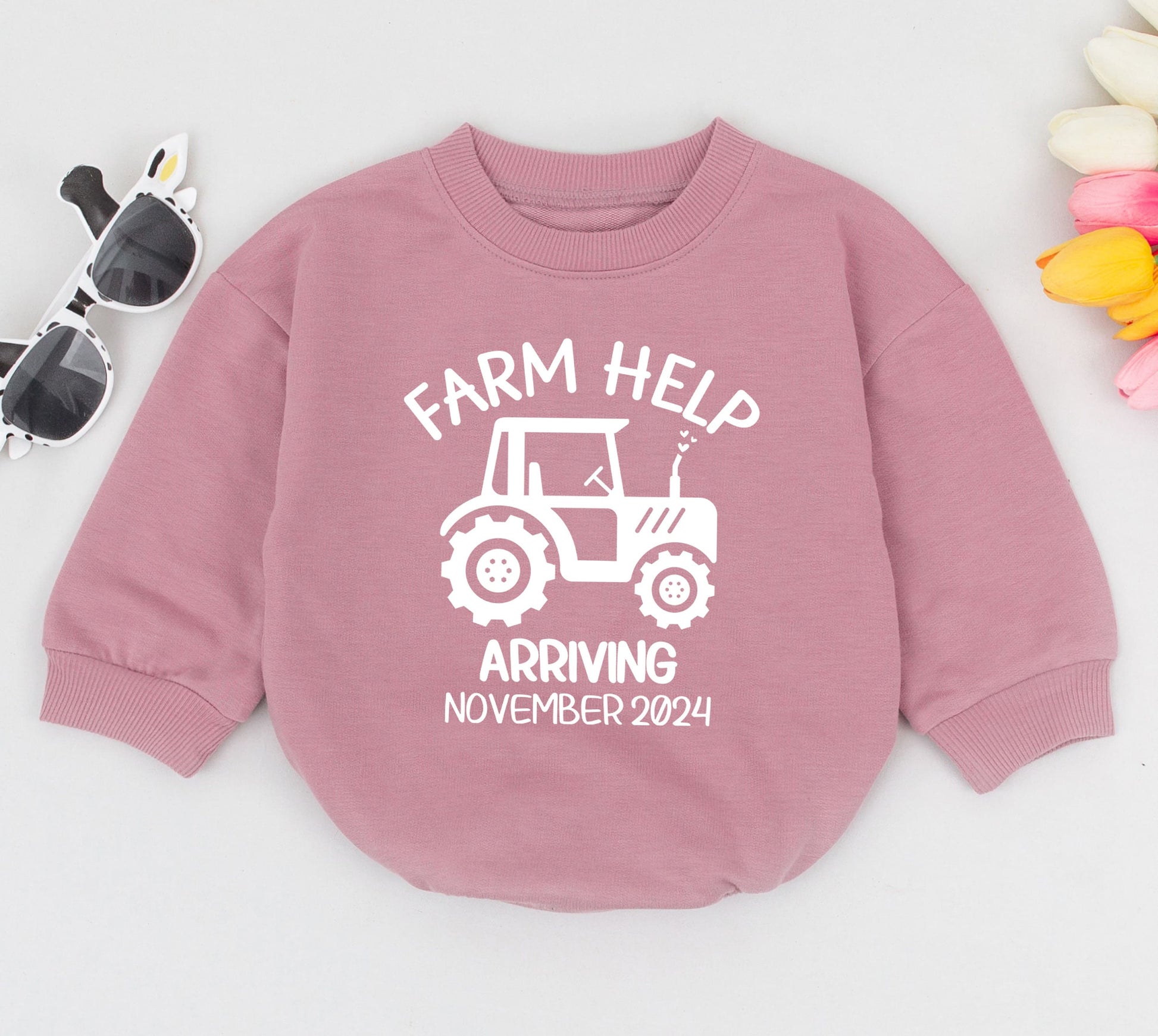 Future Farmer Personalized Romper: Gender Neutral Baby Outfit