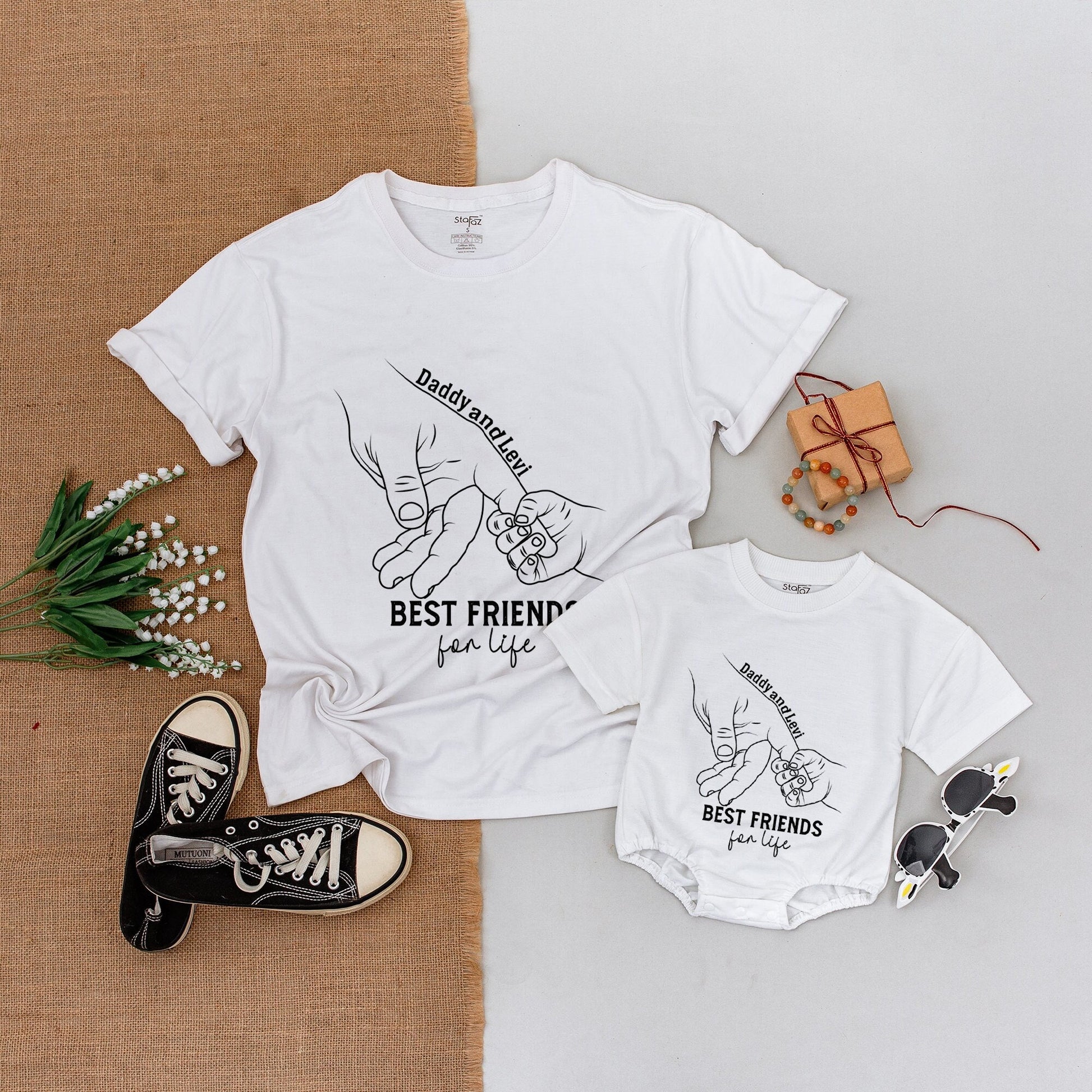 Father's Day Matching Shirts: Dad, Son & Daughter Gift Set