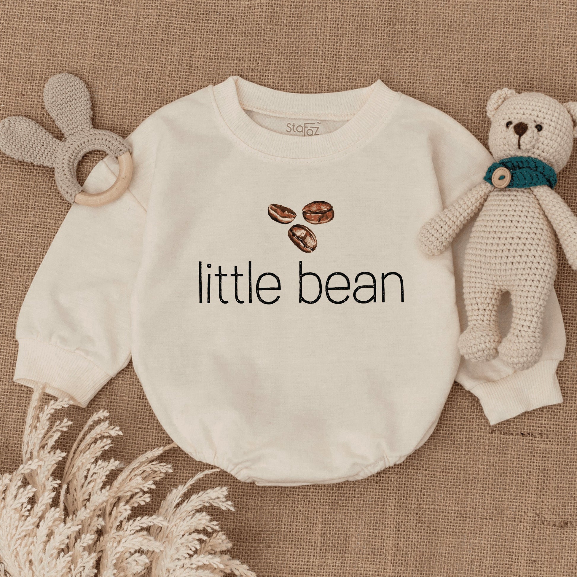 Coffee Baby Romper: Newborn Outfit, Cute Bodysuit, Long Sleeve Gift