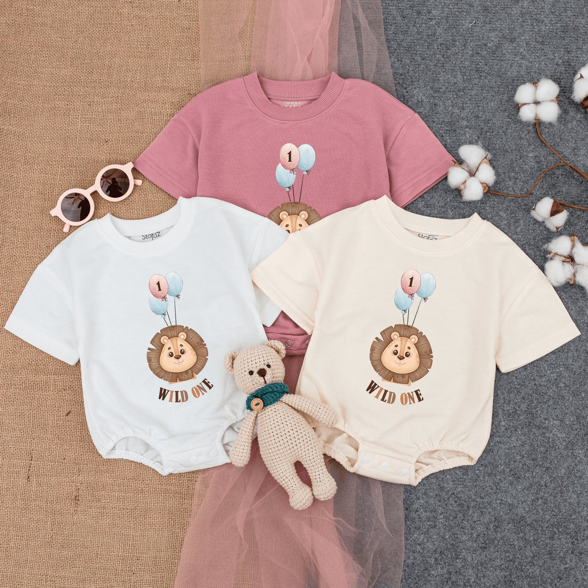 Wild One Birthday Romper - Infant Bodysuit for First Party Fun