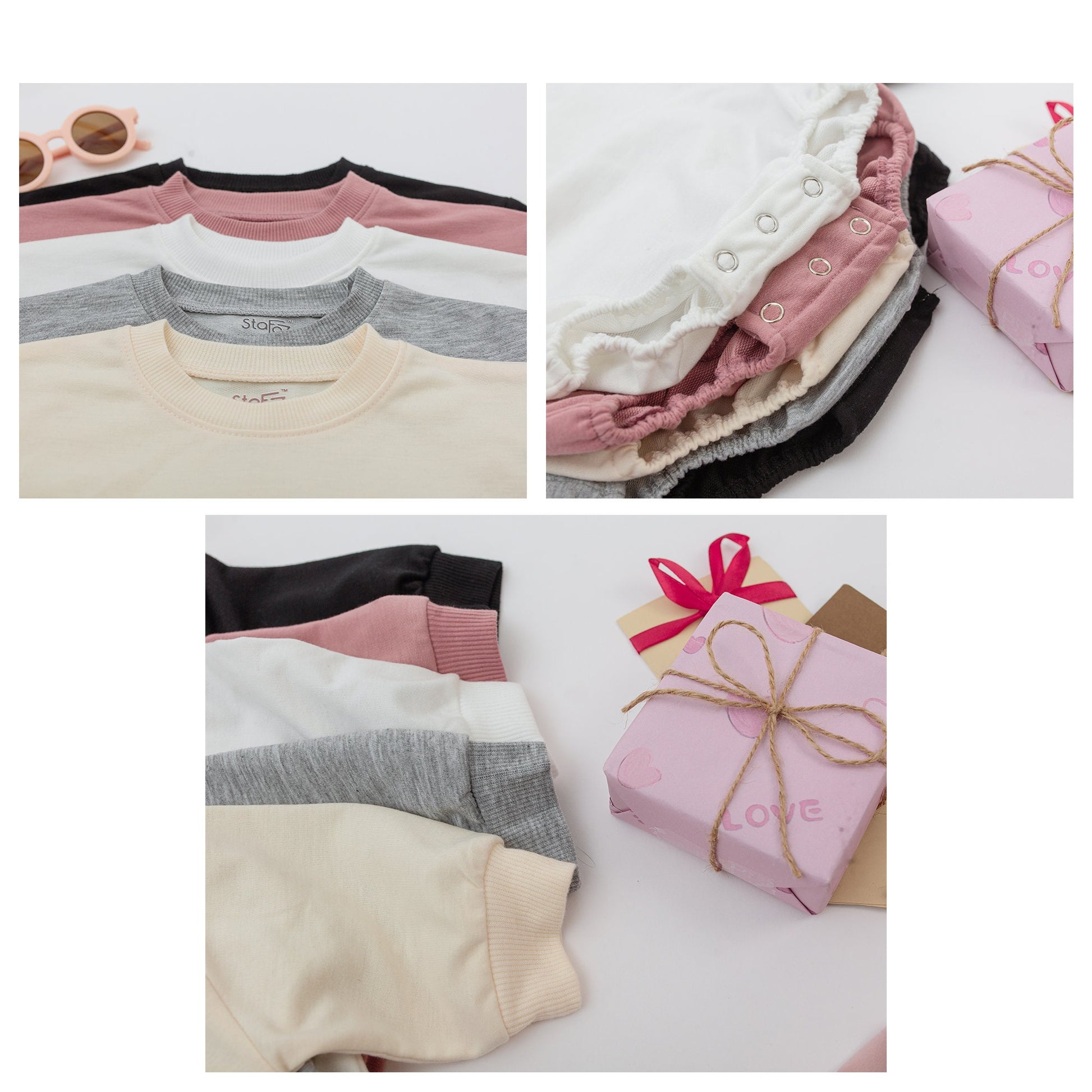 Custom Bubble Baby Romper with Logo & Text - Perfect Baby Gift