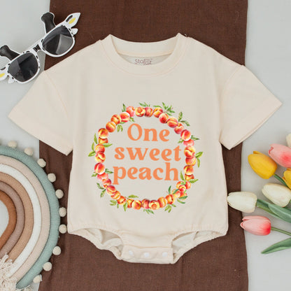 Peach Birthday Outfits: Matching Family Shirts for Sweet One Celebration