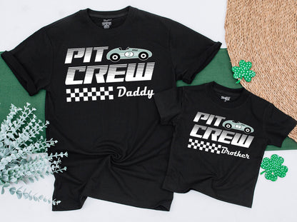 Race Car Birthday Shirt Set, 2 Fast Family Matching Outfit, Mommy & Me