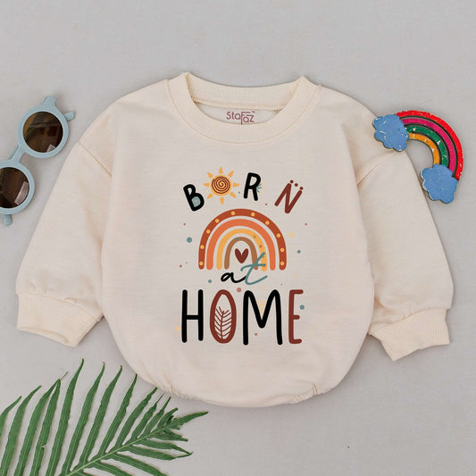 Home Birth Romper | Water Birth Outfit | Rainbow Newborn Gift