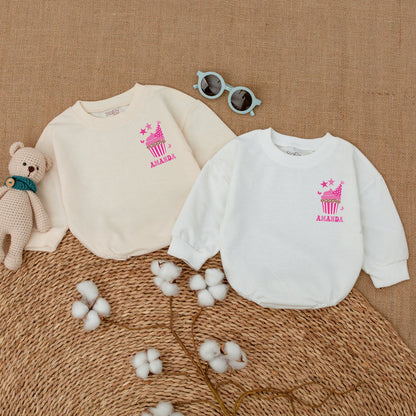 Personalized It's Me Hi Birthday Girl Bubble Romper Baby Girl First Birthday In My Birthday Era Bodysuit Smash Cake Outfit Shower Gift