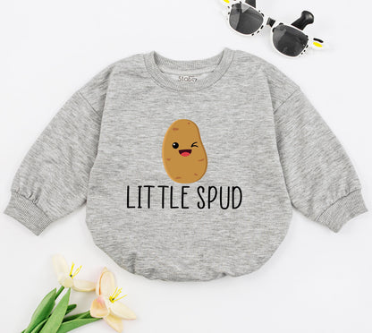 Cute Little Spud Potato Best Gift for Baby, Funny Winking Spud Onesie, Farm Fresh Vegetable Foodie Gift Outfit