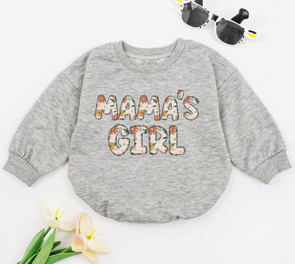 Mama's Girl Groovy Baby Romper Outfit Retro 70s Style Bodysuit First Mother's Day Gift Newborn Sleepsuit Cute Infant Clothes Shower Present (139 chars)