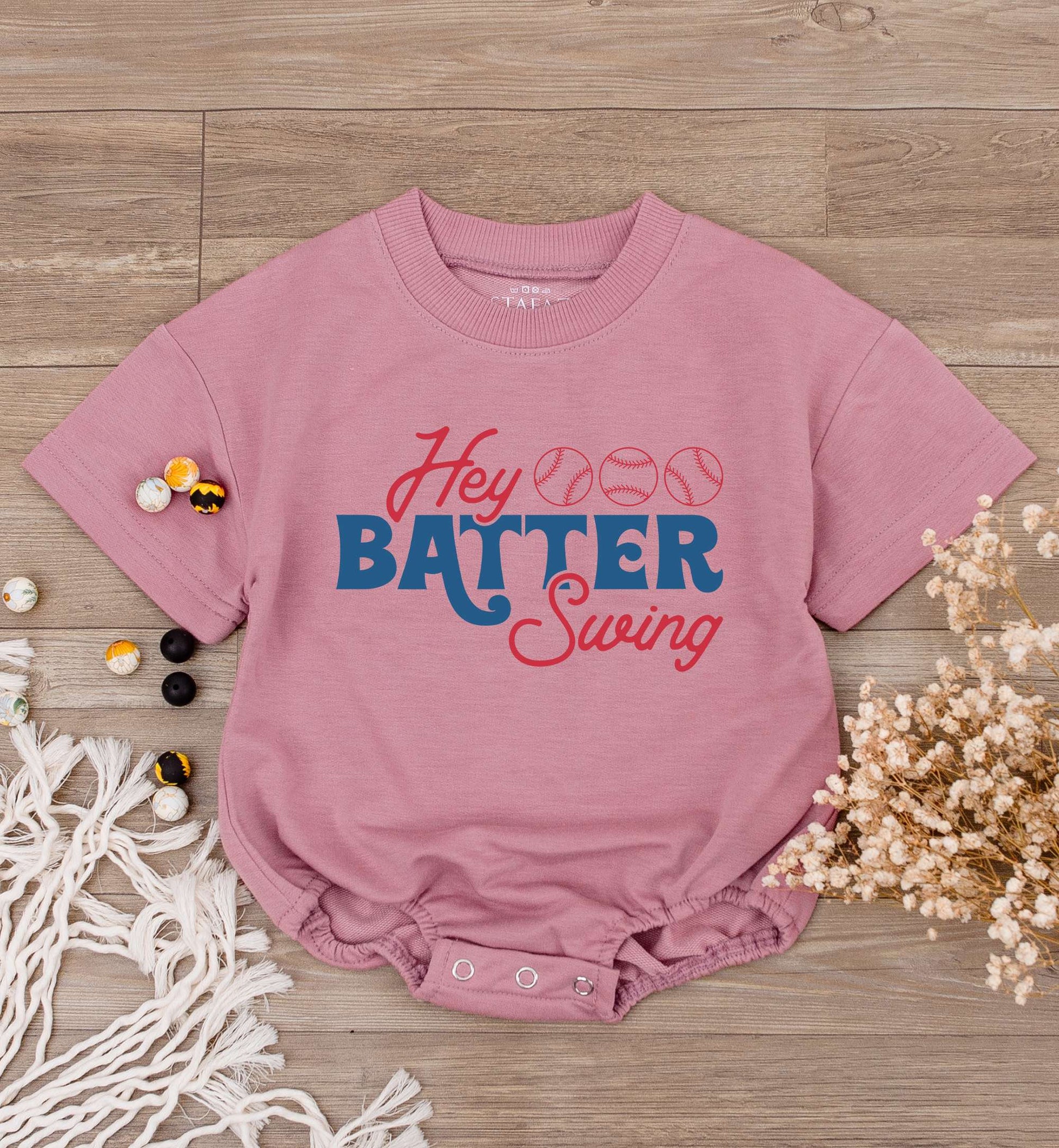 Hey Batter Batter Swing Retro Baseball Baby Romper Newborn Bodysuit Outfit Boy Girl Game Day Jumpsuit Cute First Birthday Gift Gender Neutral Summer Sport