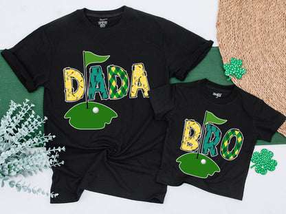 Matching Family Masters Golf First Birthday Party Outfit Hole in One Celebration Baby Romper Tee One Year Old Mama Dada Adorable Gift