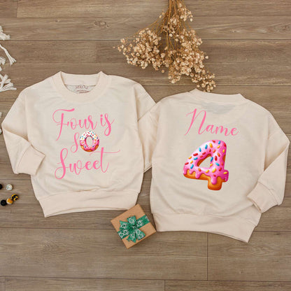 Personalized Sweet One Baby Girl First Birthday Outfit Romper with Name Newborn Bodysuit Long Sleeve Cute Comfortable Shower Gift Celebration