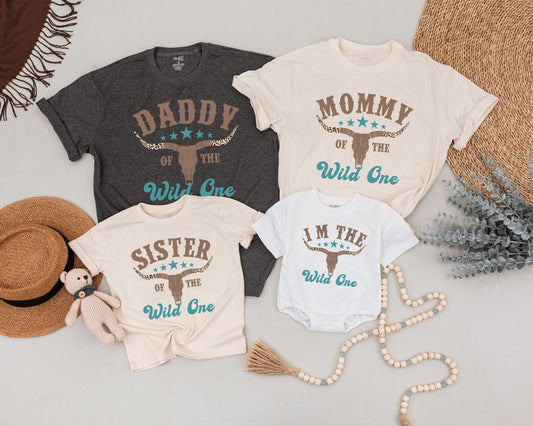 Wild West 1st Birthday Shirt: Cowboy Family Matching Rodeo Tee