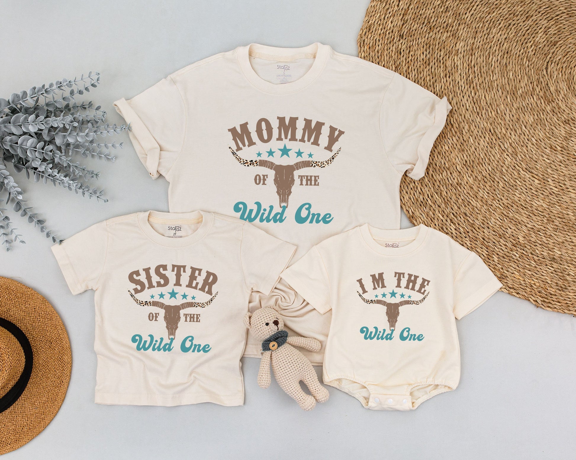 Wild West 1st Birthday Shirt: Cowboy Family Matching Rodeo Tee