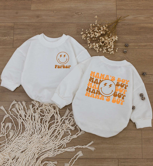 Mama's Boy Bubble Romper: Adorable Newborn & Personalized Gift