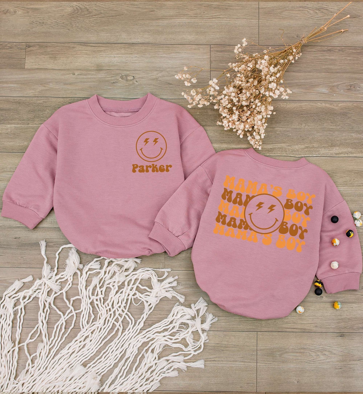 Mama's Boy Bubble Romper: Adorable Newborn & Personalized Gift