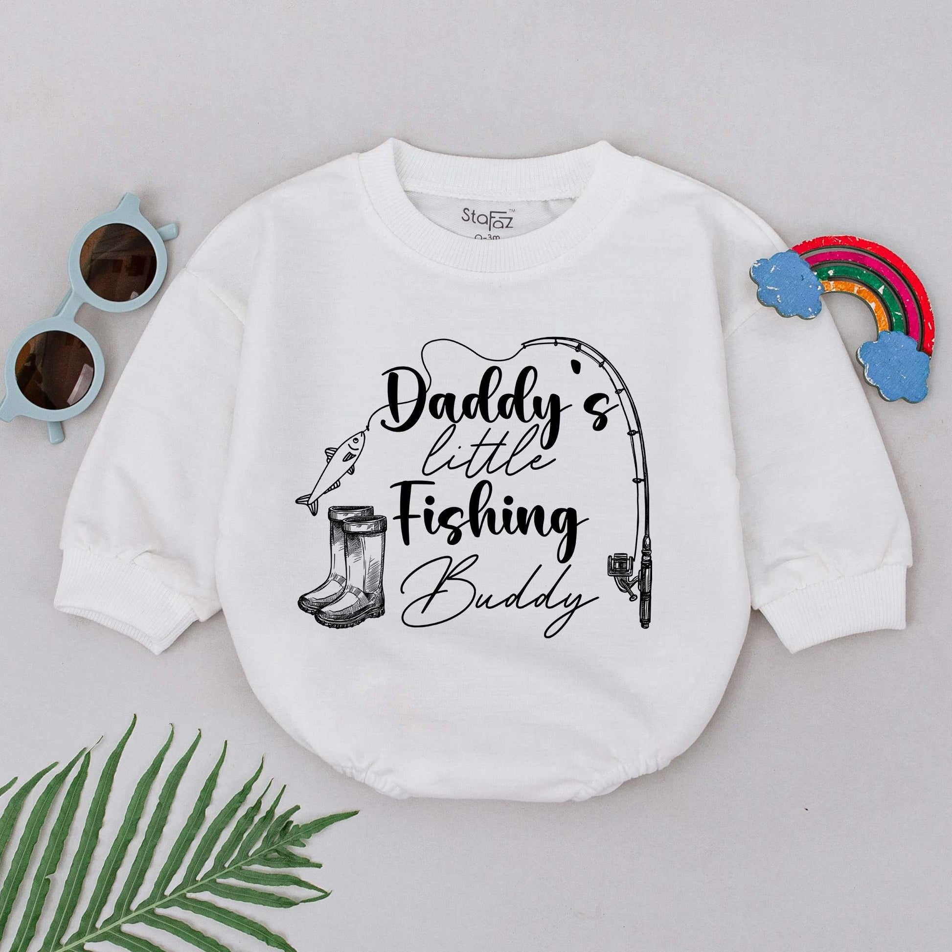 Fishing Partner Baby Romper, Cute Daddy's Girl Bodysuit, Gift Ideas