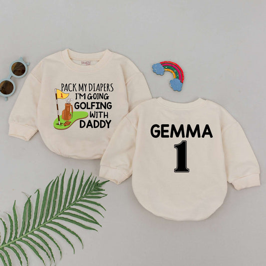 Daddy's Golf Buddy Romper - Perfect Baby Gift for Father's Day