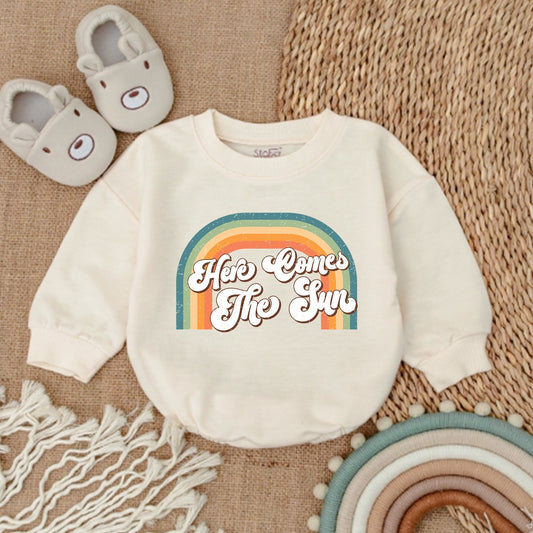 Groovy Baby Bodysuit - Retro 1st Birthday Outfit for Girls
