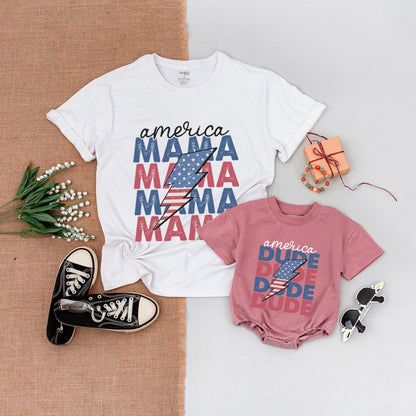 Patriotic Family Shirts: American Spirit, Matching 4th of July Outfits