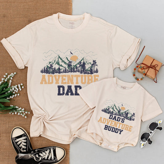 Adventure Matching Shirts for Dad & Son – Perfect Father's Day Gift