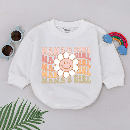 Flower Mama's Girl Romper - Perfect for Baby Girls & Mother's Day