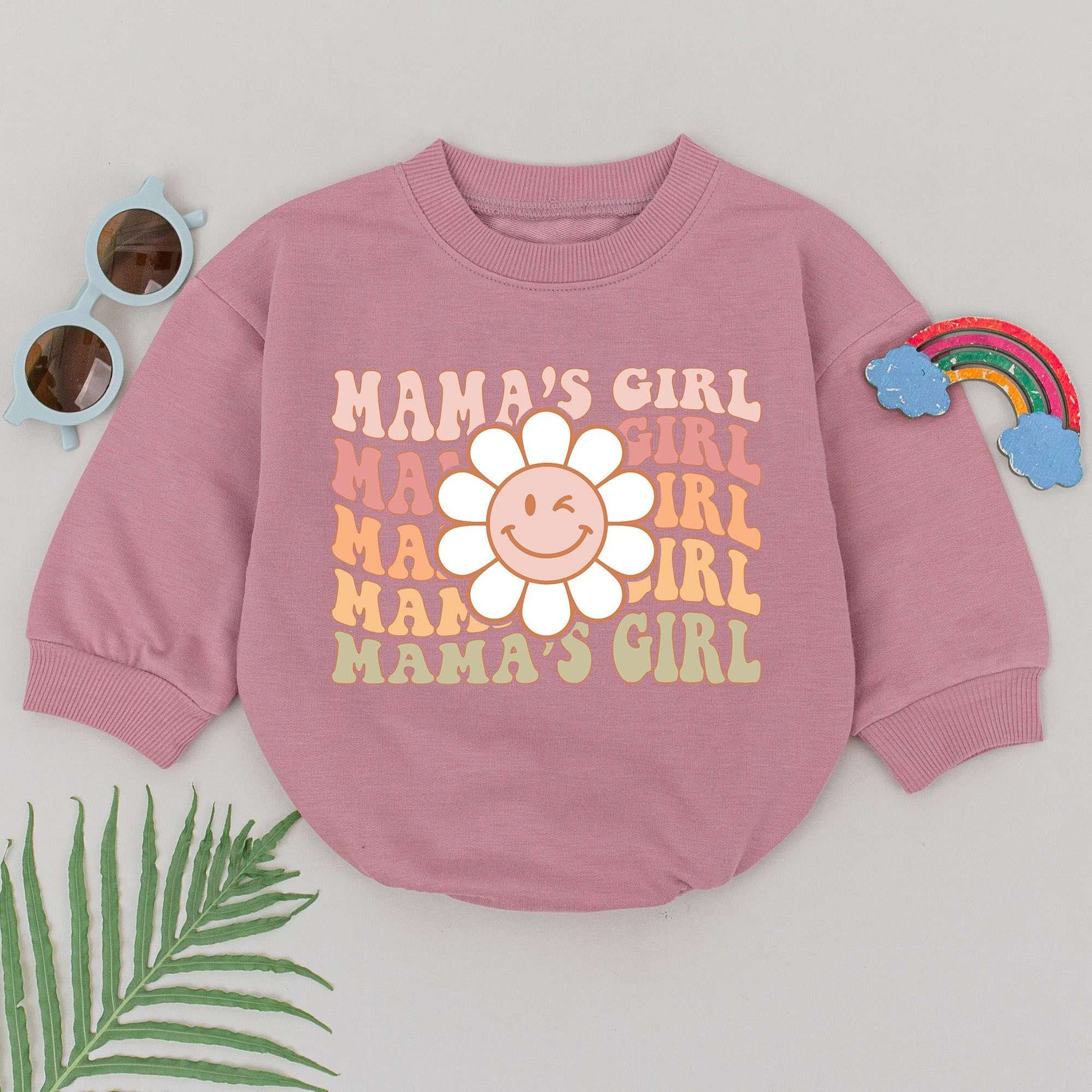Flower Mama's Girl Romper - Perfect for Baby Girls & Mother's Day