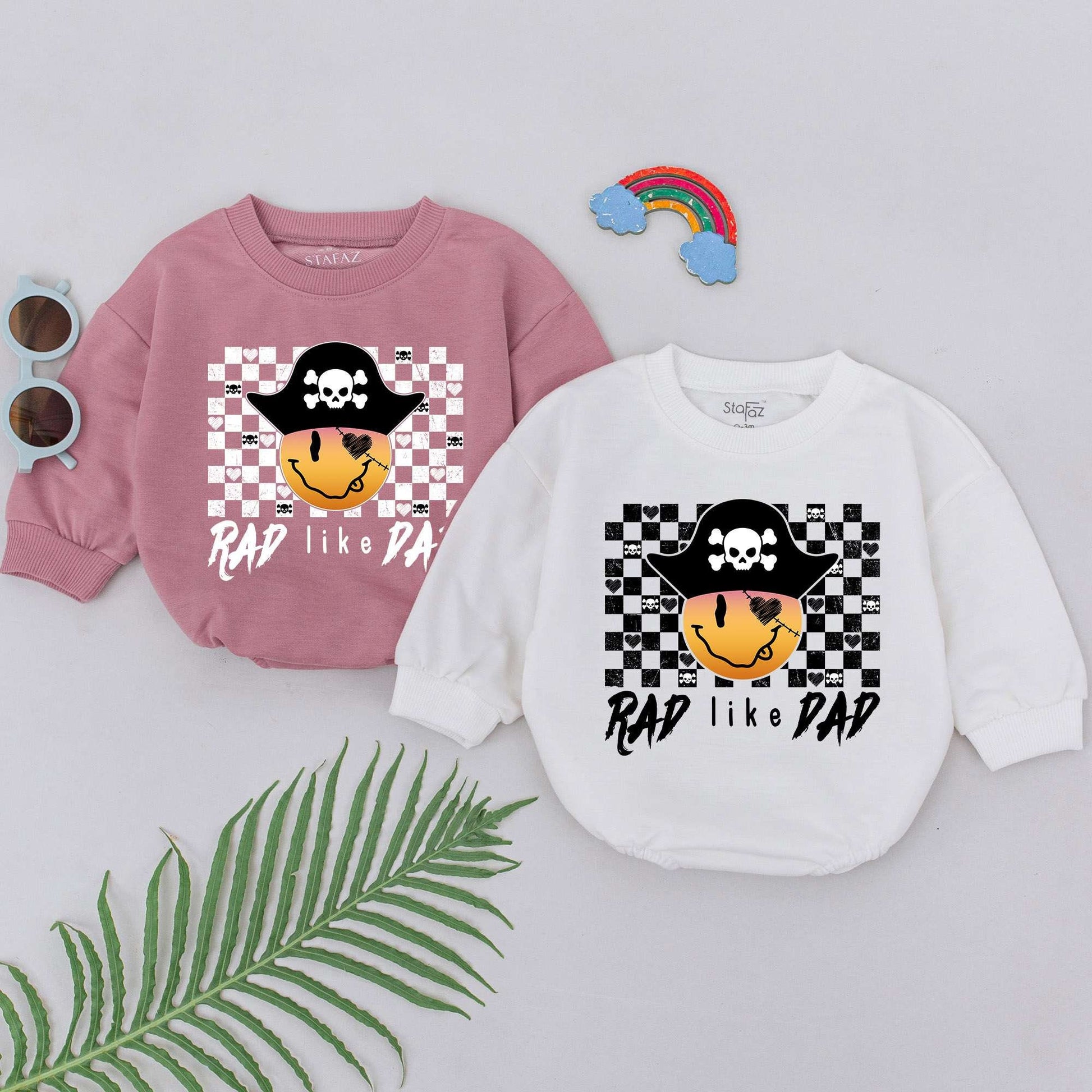 Dad and Baby Matching Romper Set: Perfect Gift for Father's Day