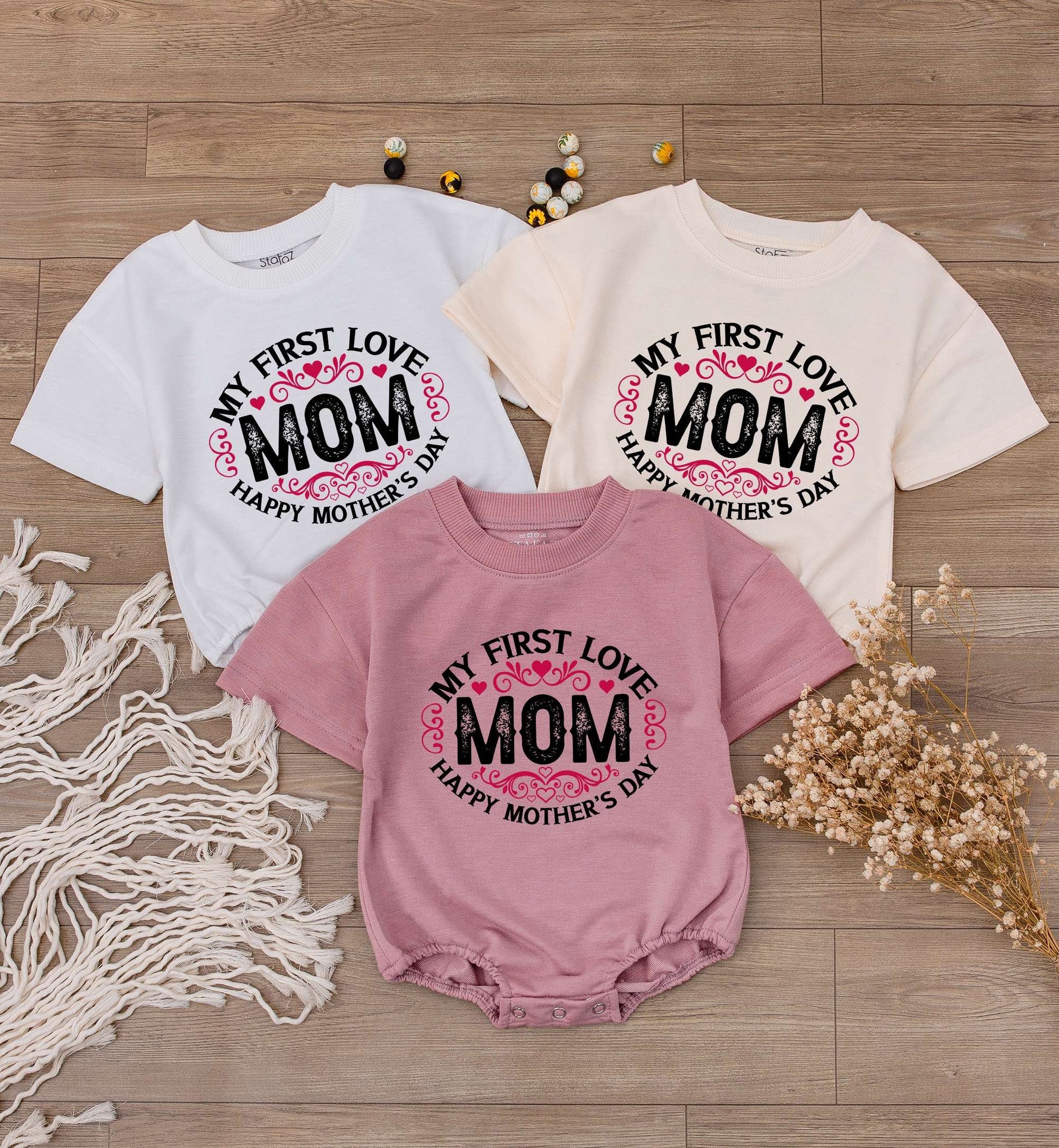 My First Mother's Day Baby Outfit: Cute Romper & Bodysuit Gift