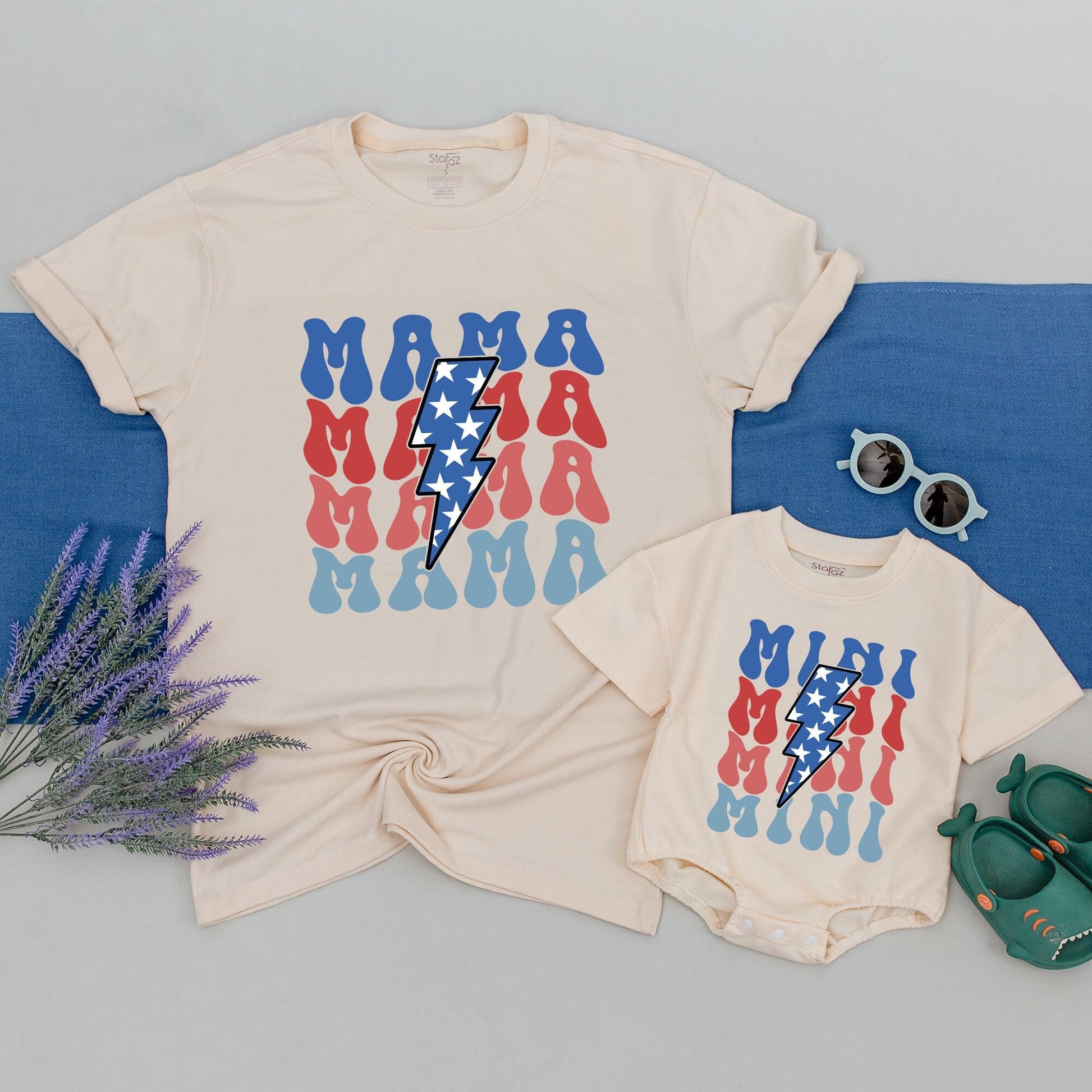 Matching 4th of July Tees for Mommy and Me - USA Family Shirts  