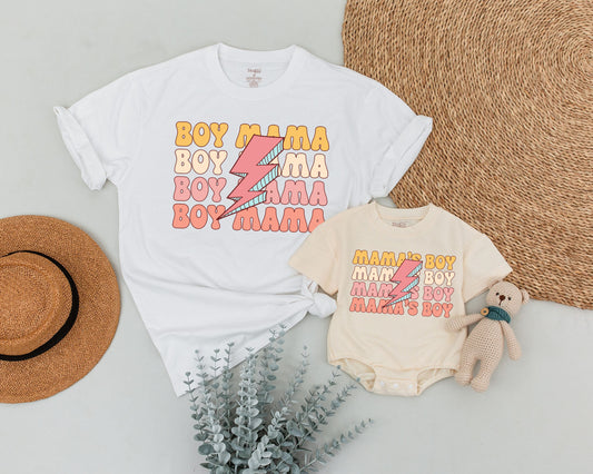 Rocker Mama & Mama's Boy Retro Outfit, Perfect for Mother's Day