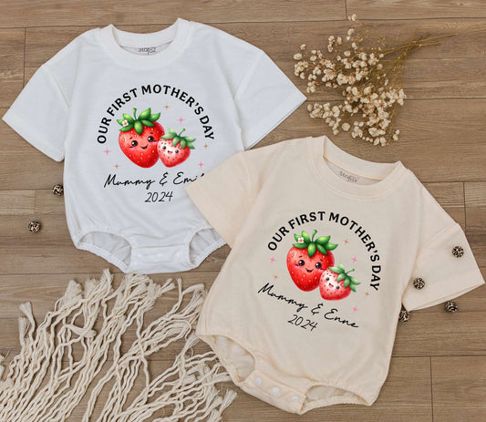 Mommy & Me Retro Romper: 1st Mother’s Day & Birthday Outfit Gift