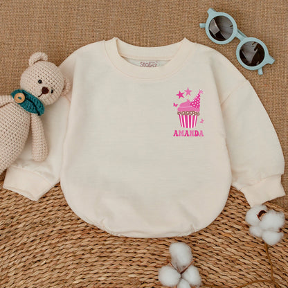 Personalized It's Me Hi Birthday Girl Bubble Romper Baby Girl First Birthday In My Birthday Era Bodysuit Smash Cake Outfit Shower Gift