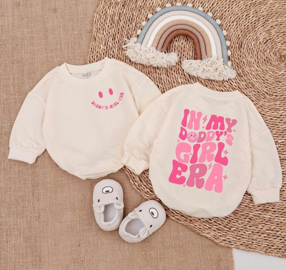 My Daddy's Girl Era Romper adorable baby bodysuit perfect matching daddy and me outfit cute infant girl clothes comfortable soft cotton gift for new baby girl
