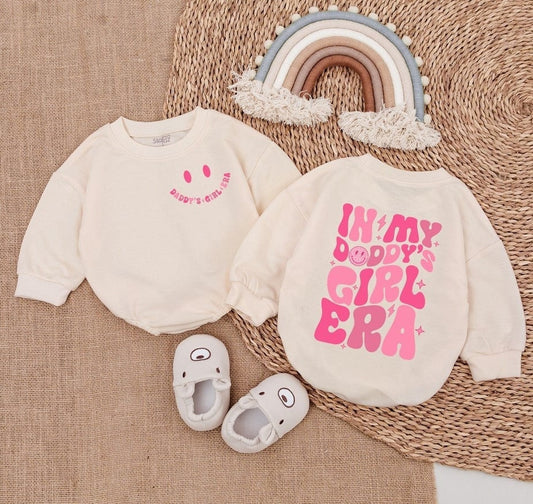 My Daddy's Girl Era Romper adorable baby bodysuit perfect matching daddy and me outfit cute infant girl clothes comfortable soft cotton gift for new baby girl