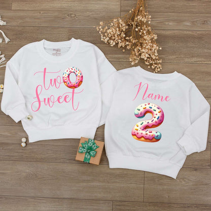Personalized Sweet One Baby Girl First Birthday Outfit Romper with Name Newborn Bodysuit Long Sleeve Cute Comfortable Shower Gift Celebration