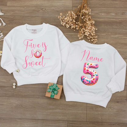 Personalized Sweet One Baby Girl First Birthday Outfit Romper with Name Newborn Bodysuit Long Sleeve Cute Comfortable Shower Gift Celebration