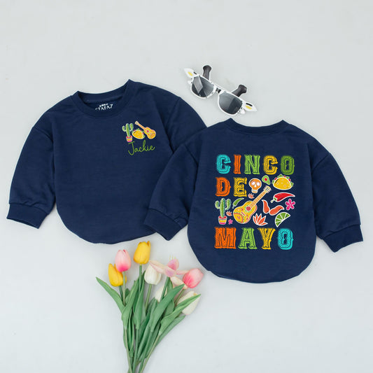 Personalized Cinco de Mayo Baby Romper Festive Fiesta Taco Cactus Sugar Skull Design Cute Infant Bodysuit Soft Holiday Gift