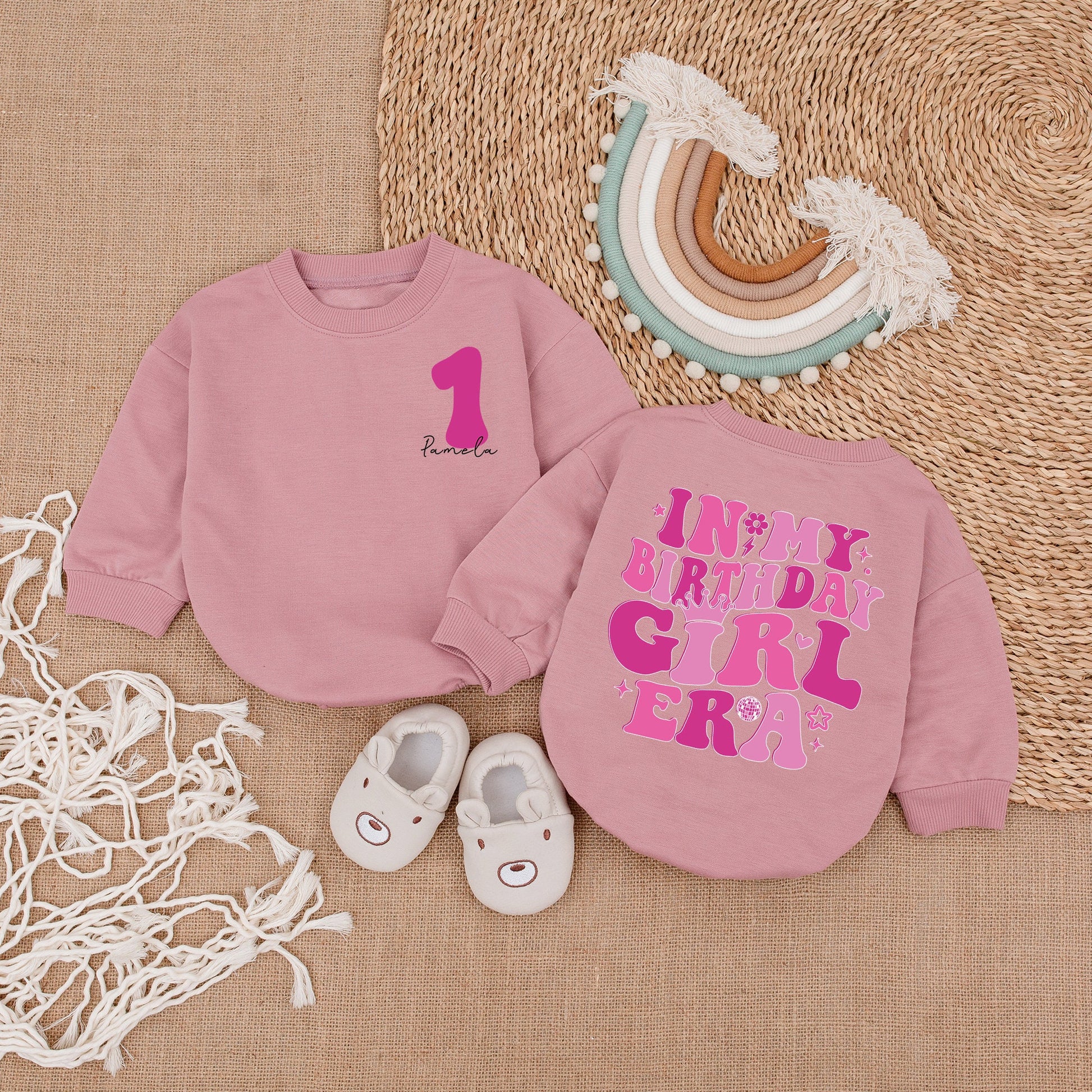 In My Birthday Girl Era Baby Romper First Birthday Girl Outfit Infant Clothing One Year Old Celebration Toddler Girl 1st Birthday Party Wear Bubble Romper Gift