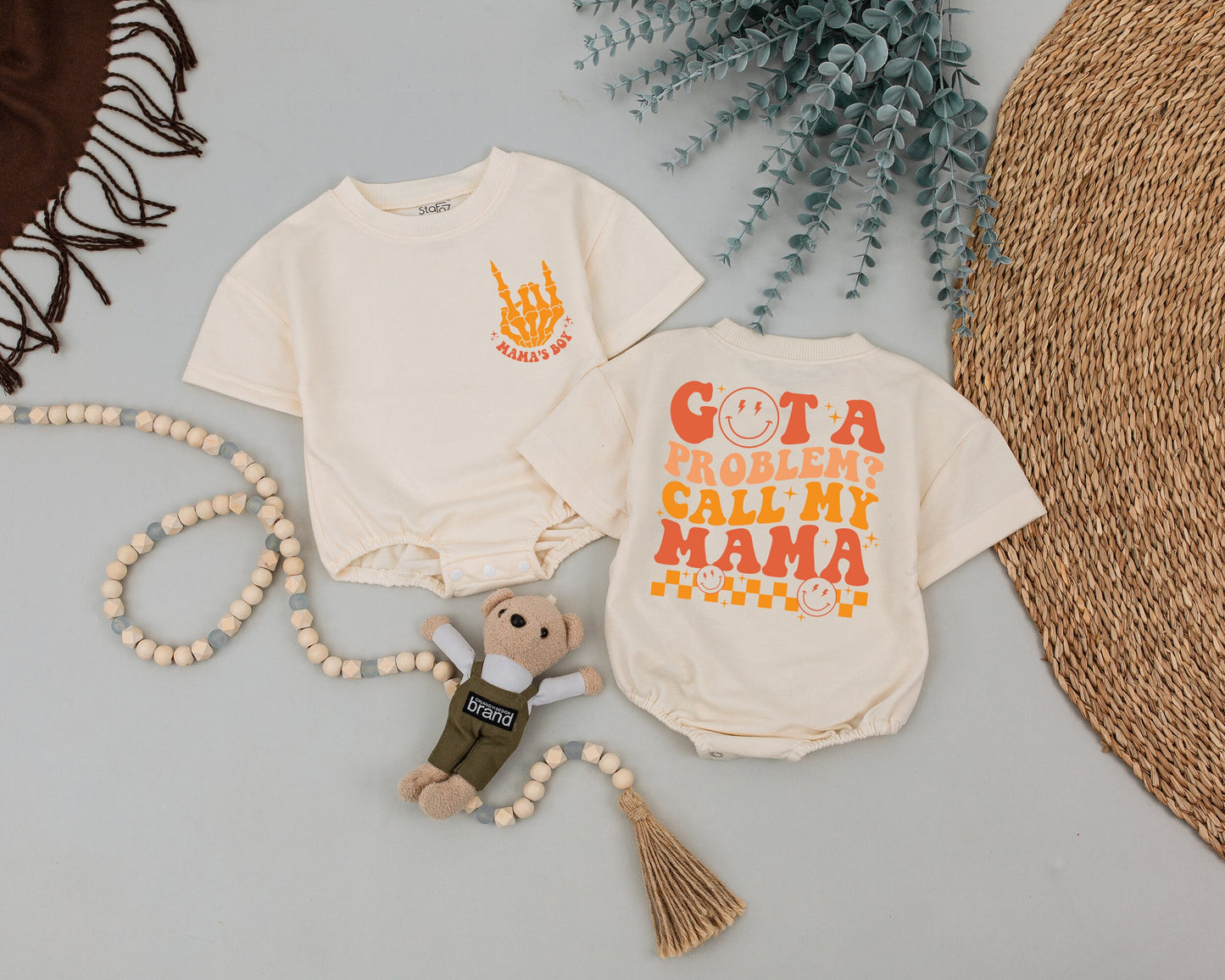 Got A Problem Call My Mama Personalized Toddler Shirt Funny Retro Mama's Boy Tee Vintage Kids Clothes Baby Shower Gift
