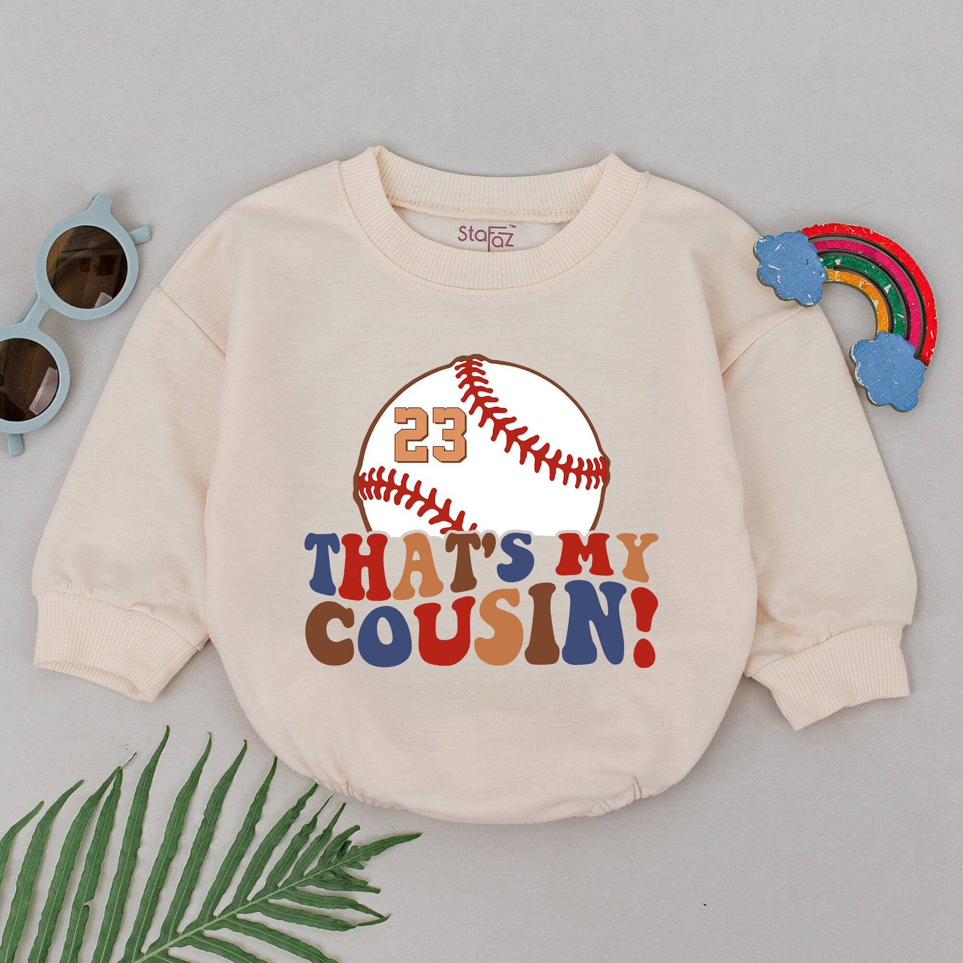 Customizable Retro Baseball Romper – Perfect for Gameday Season  