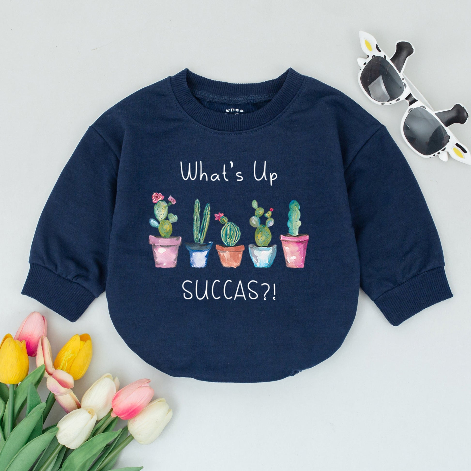 “Funny Cactus Baby Romper, Unisex Bodysuit Gift for Nature Lovers”