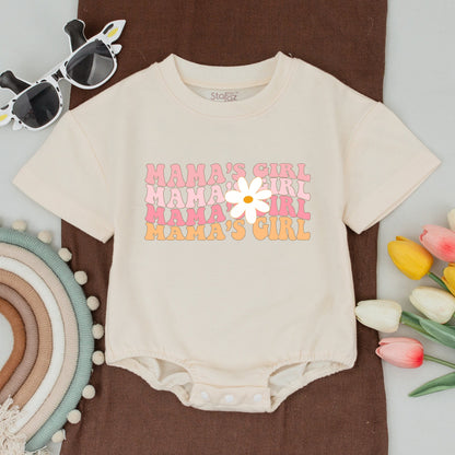 Matching Daisy Mama and Mini Shirts, Girl's Floral Retro Outfit, Mommy and Me Baby Bodysuit, Gift for Mama, Daughter Birthday, Baby Girl Clothes