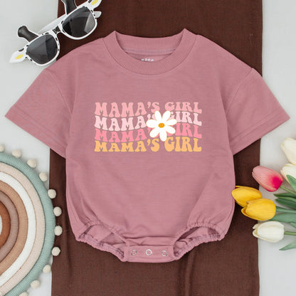 Matching Daisy Mama and Mini Shirts, Girl's Floral Retro Outfit, Mommy and Me Baby Bodysuit, Gift for Mama, Daughter Birthday, Baby Girl Clothes