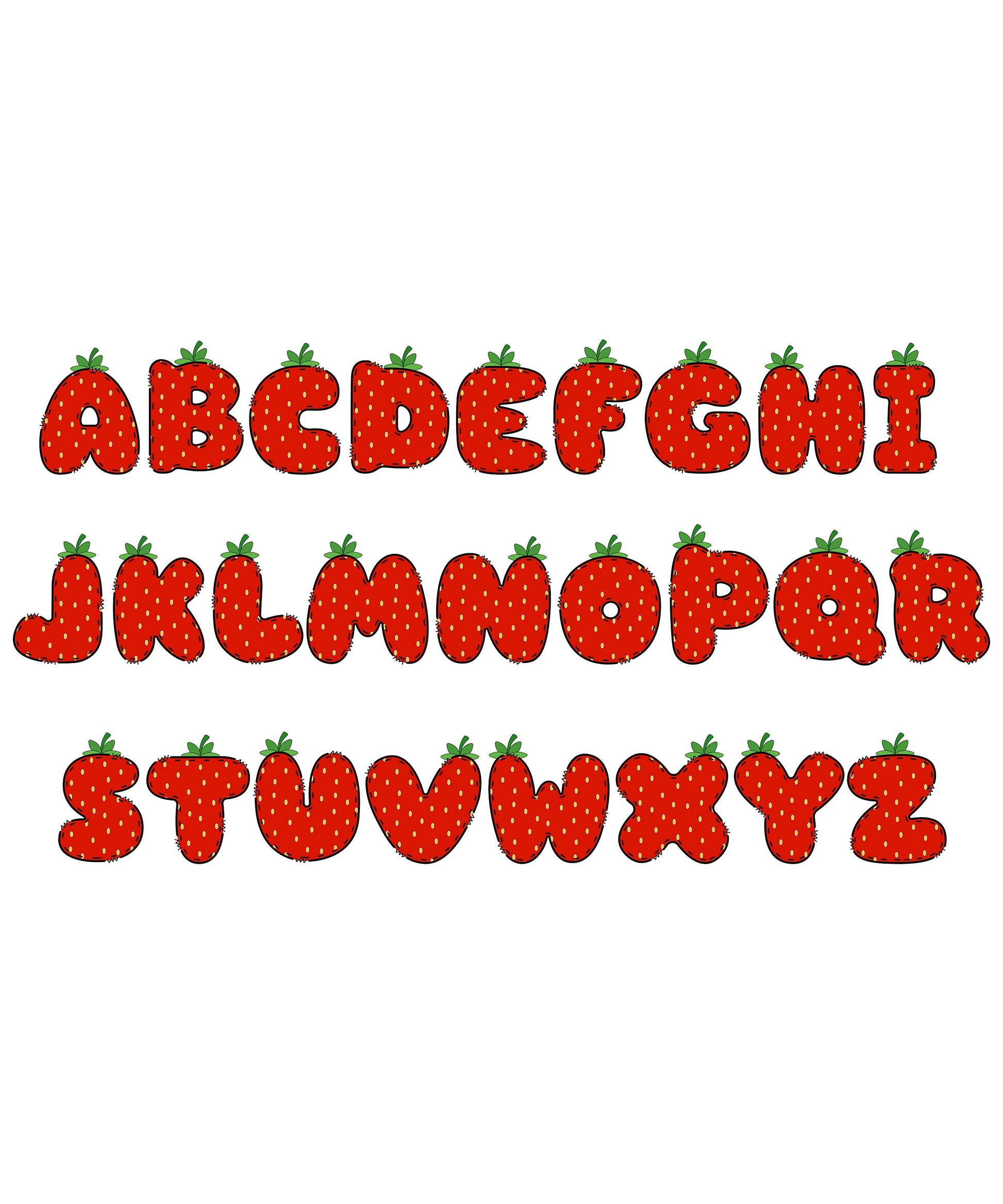 Personalized Strawberry Letter Baby Girl Romper | Custom Name Initial Fruit Bodysuit | Summer Bubble Outfit | Baby Shower Gift