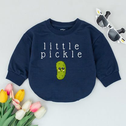 Pickle Baby Romper, Cute Vegan Bodysuit, Funny Vegetable Outfit