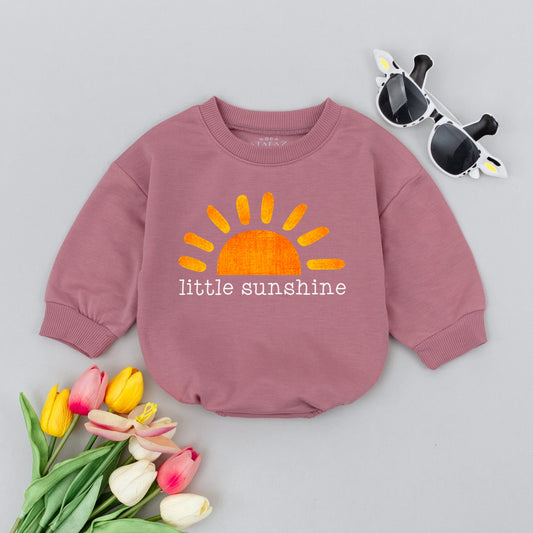 Little Sunshine Baby Romper Boho Sun Bodysuit Gender Neutral Hipster Baby Shower Gift Unisex Clothes