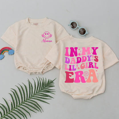 Daddy's Girl Romper Short Sleeve Baby Outfit | 1st Father's Day Gift