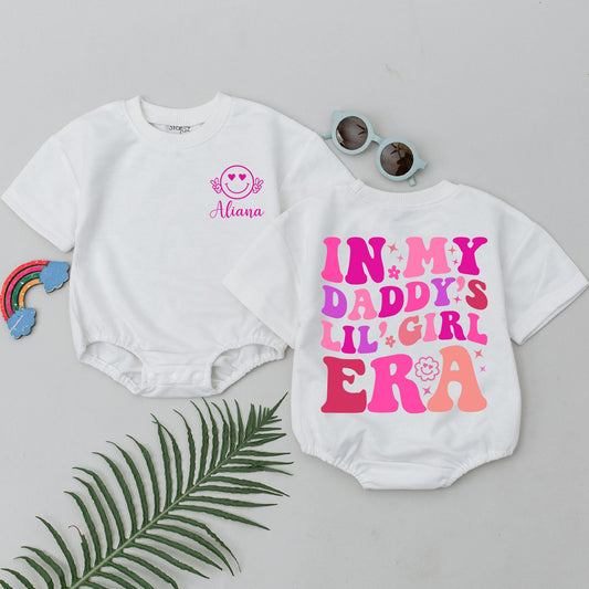 Daddy's Girl Romper Short Sleeve Baby Outfit | 1st Father's Day Gift